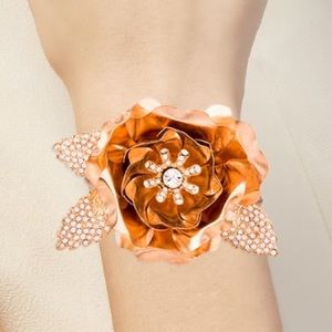 Azzaro Paris Beautiful Crystal Flower Bracelet